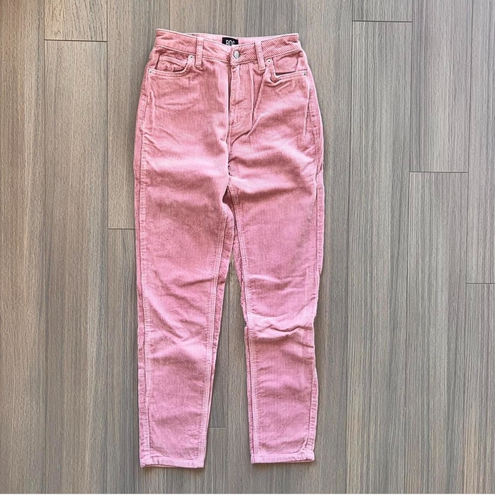 URBAN OUTFITTERS | BDG: Pink Mom High-Rise Corduroy Pants